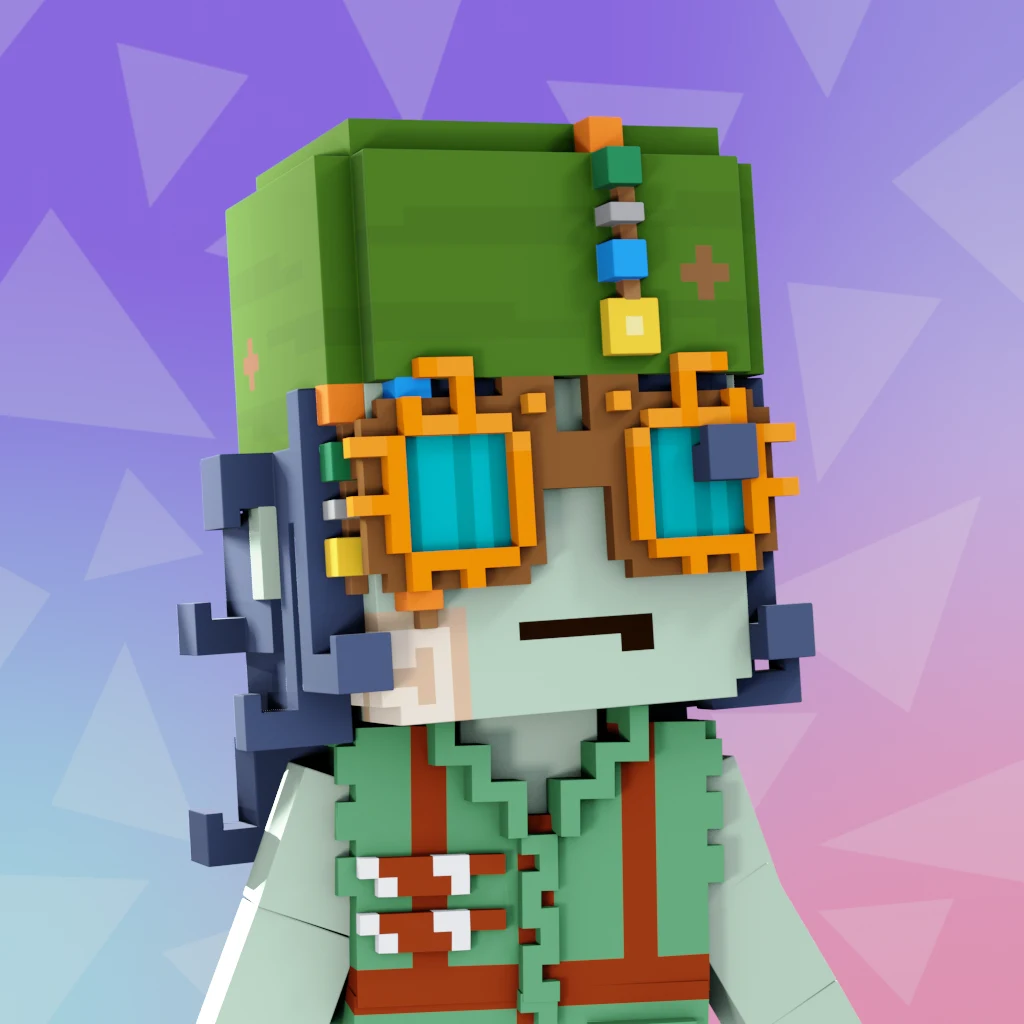 Pirate #1317 voxel render
