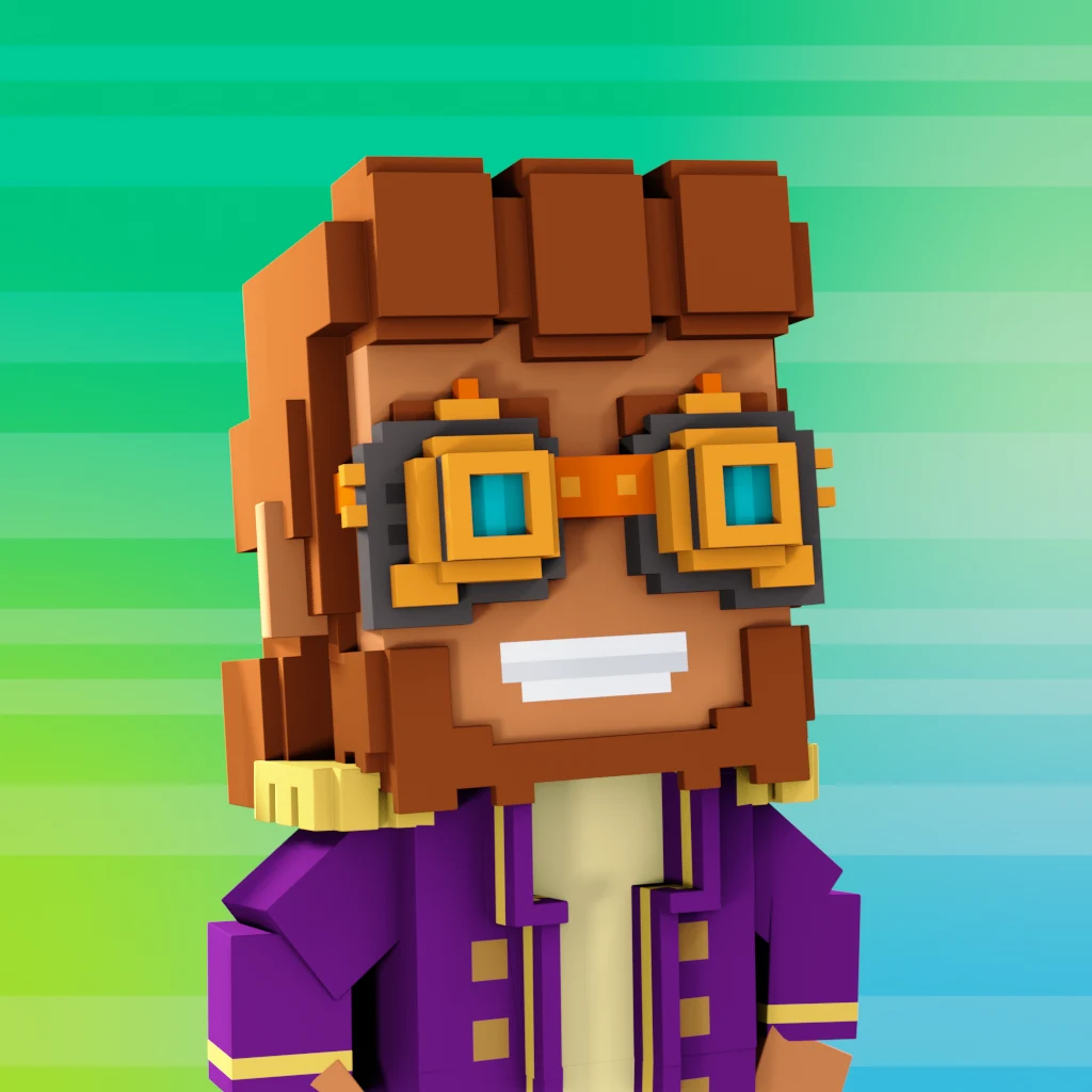 Pirate #1319 voxel render