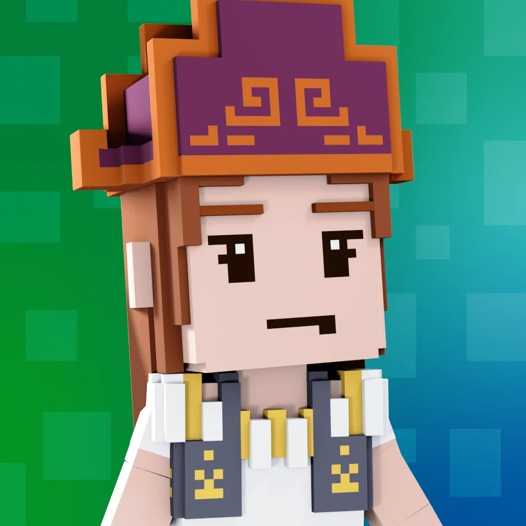 Pirate #1320 voxel render