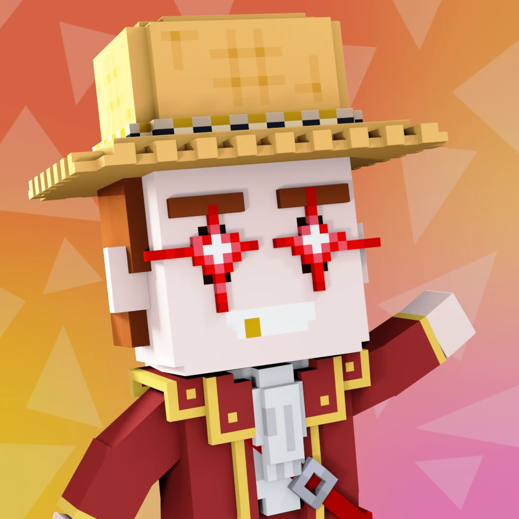 Pirate #1323 voxel render