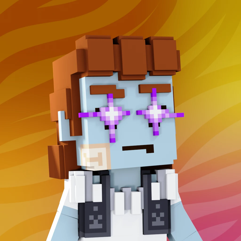 Pirate #1325 voxel render