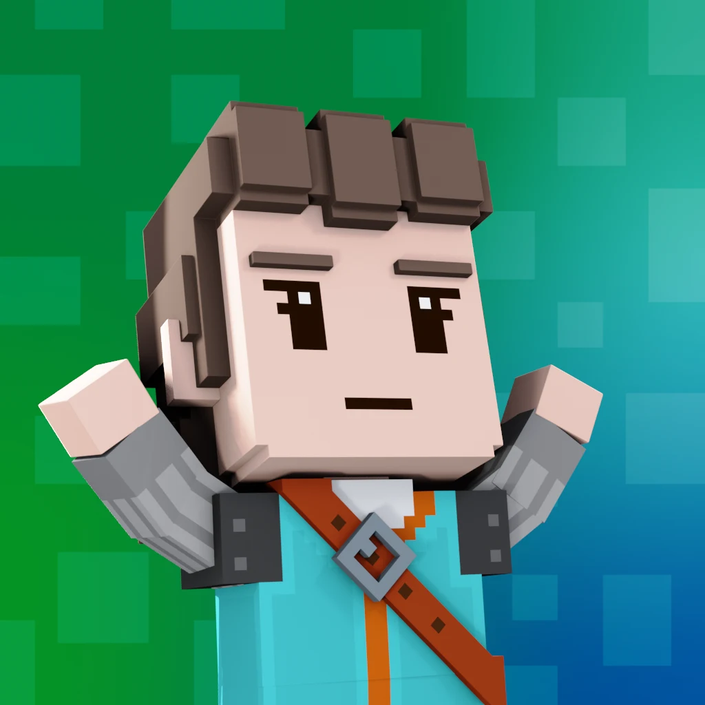 Pirate #1326 voxel render