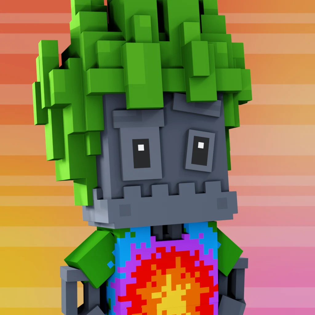 Pirate #133 voxel render