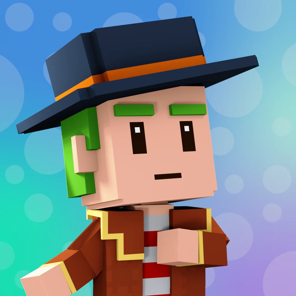 Pirate #1331 voxel render