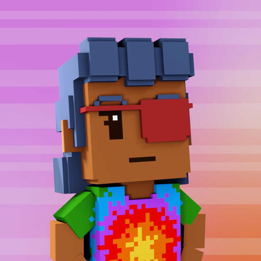 Pirate #1335 voxel render