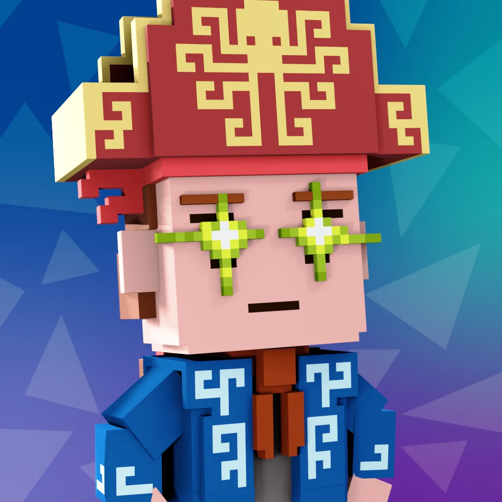 Pirate #1337 voxel render