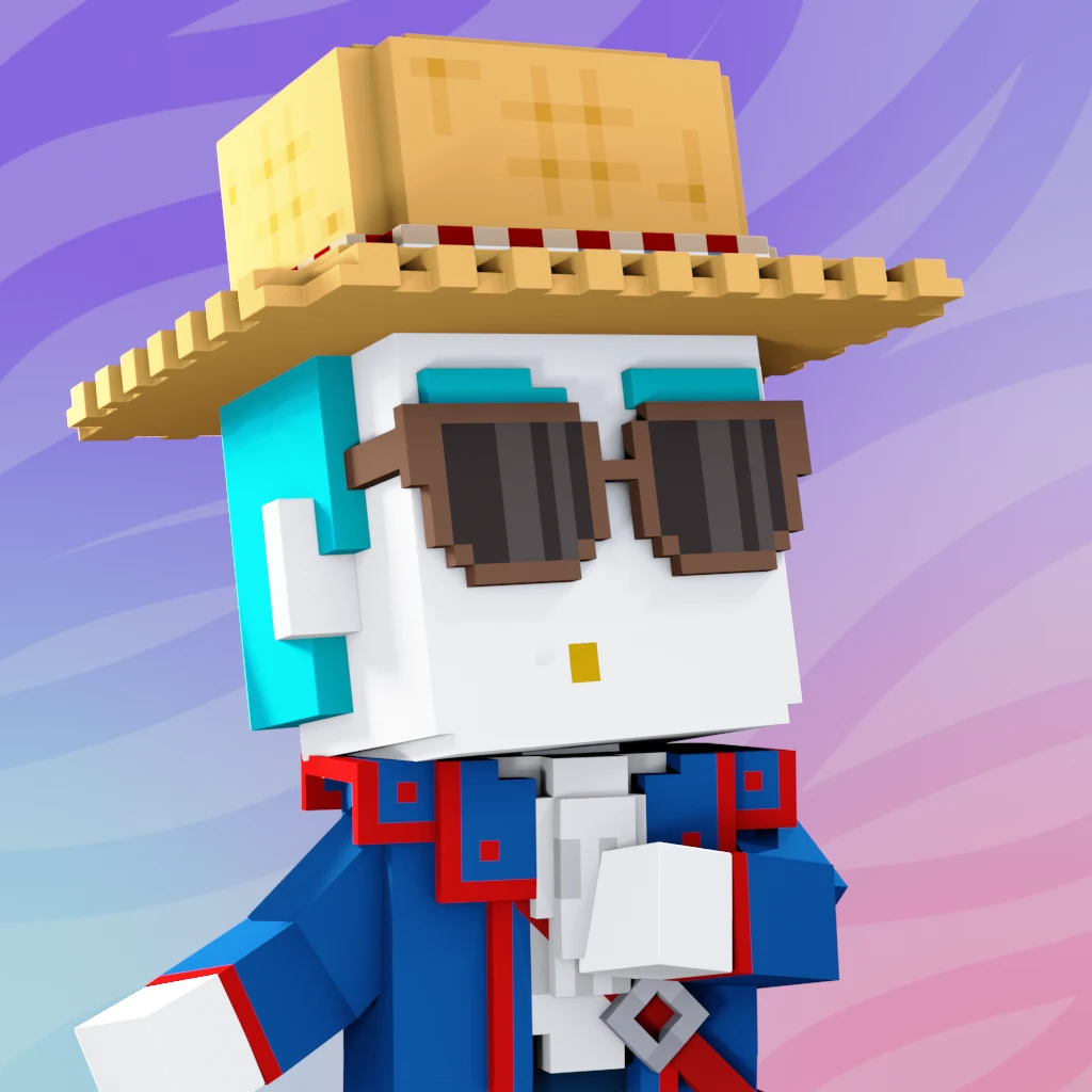 Pirate #1339 voxel render