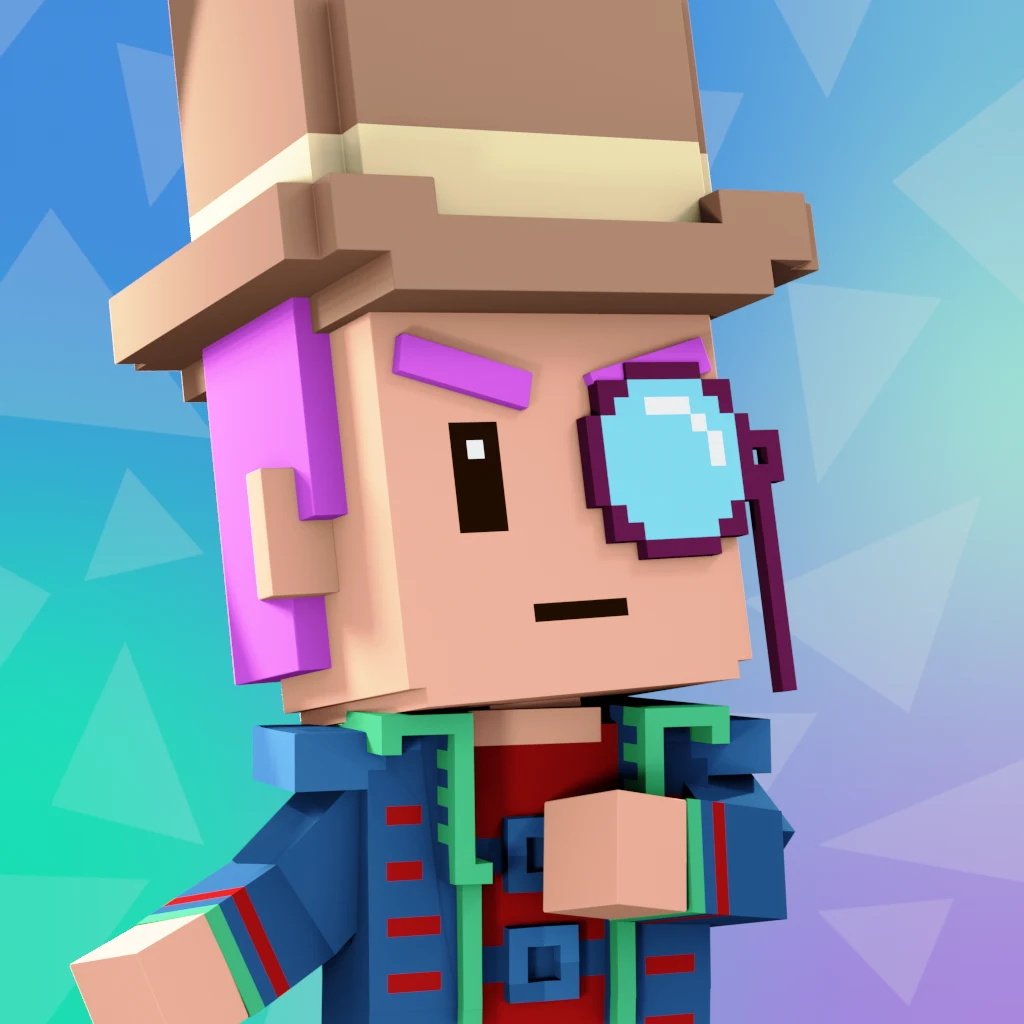 Pirate #1341 voxel render