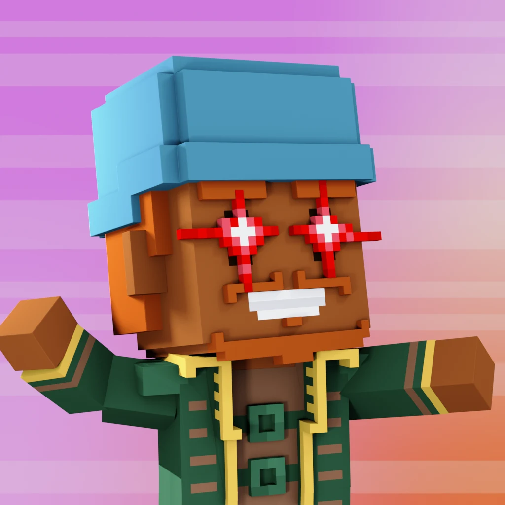Pirate #1342 voxel render