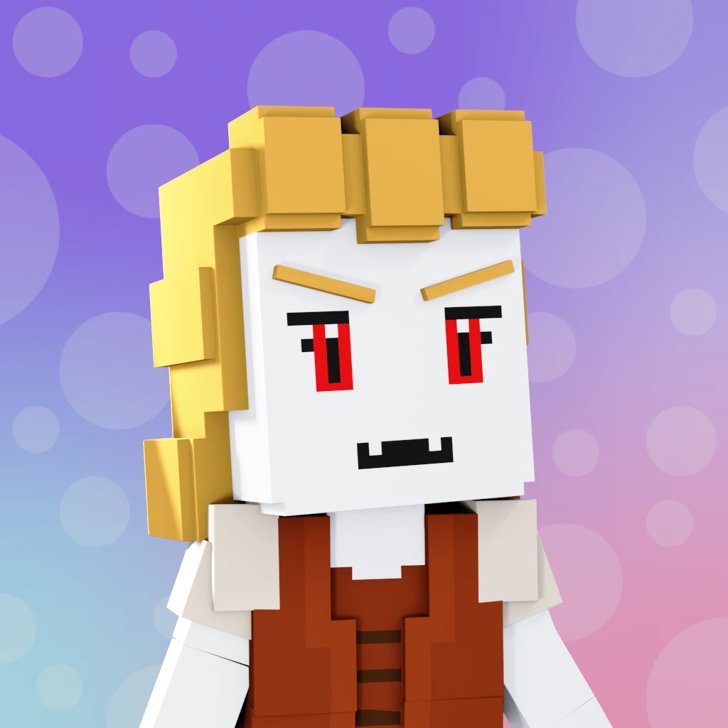 Pirate #1343 voxel render