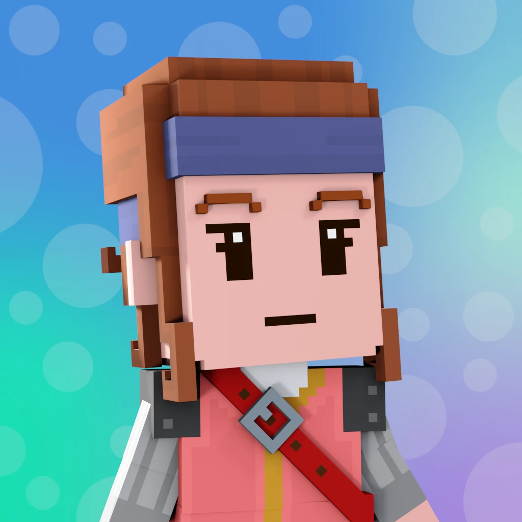 Pirate #1344 voxel render