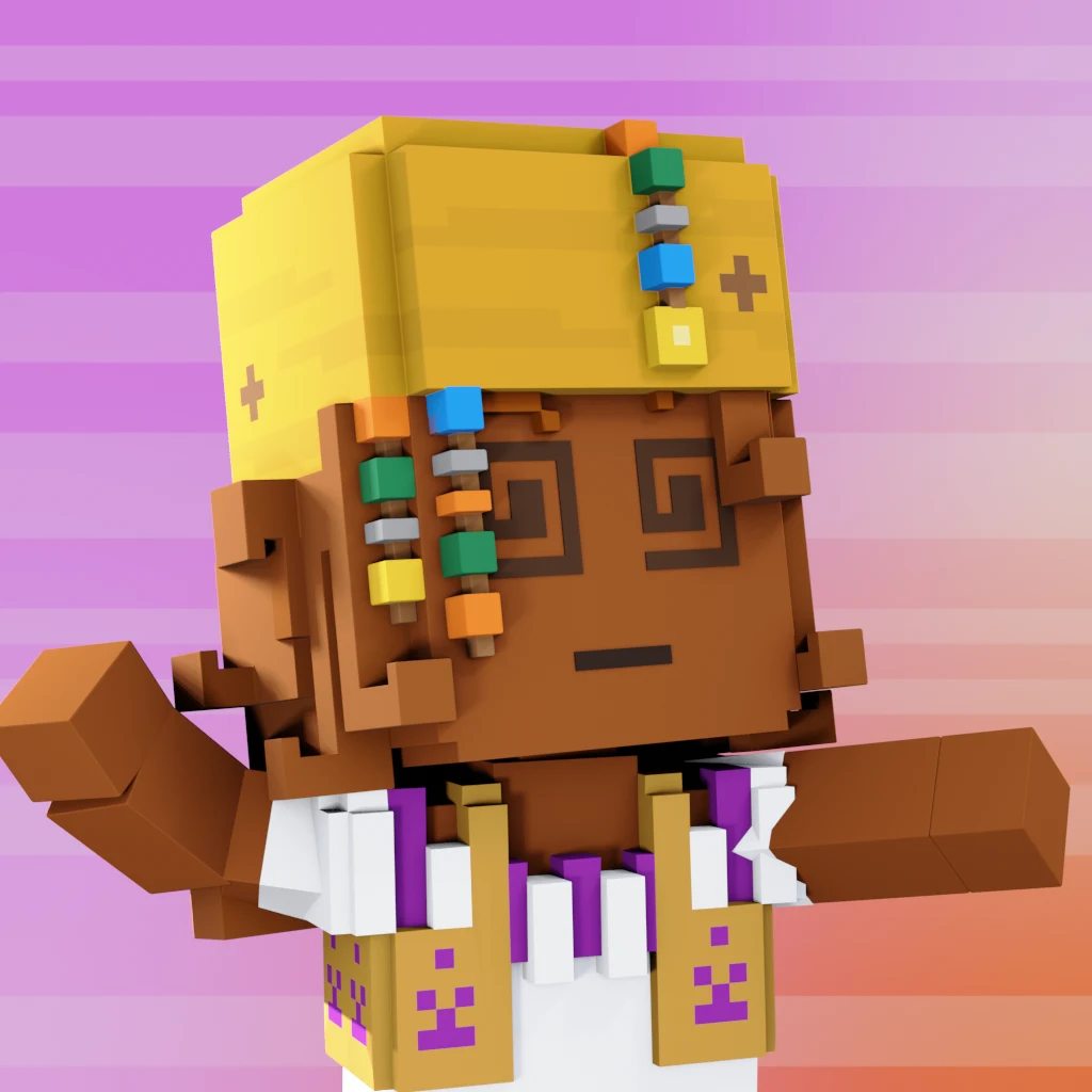 Pirate #1345 voxel render