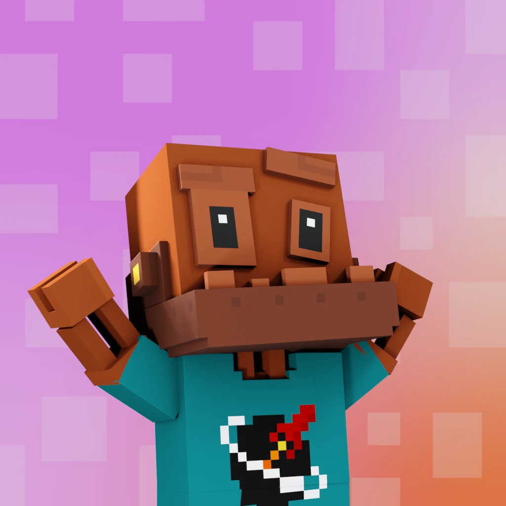 Pirate #1346 voxel render