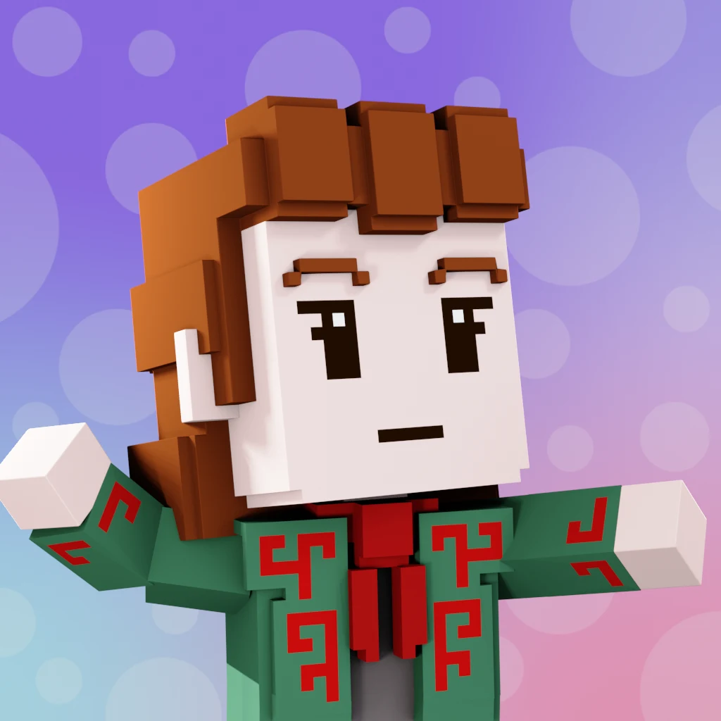 Pirate #1348 voxel render