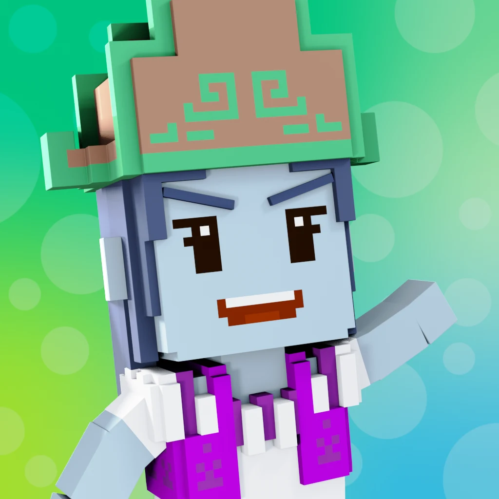 Pirate #1351 voxel render