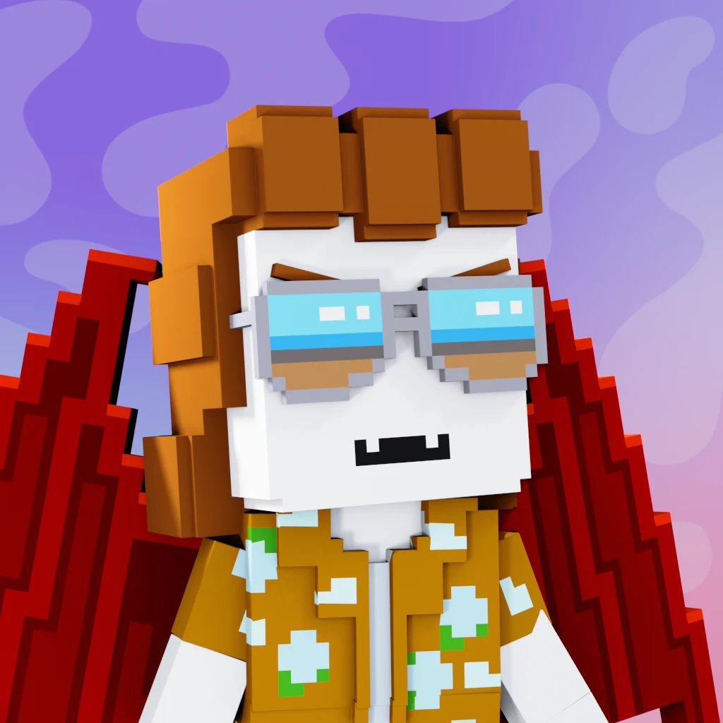 Pirate #1358 voxel render