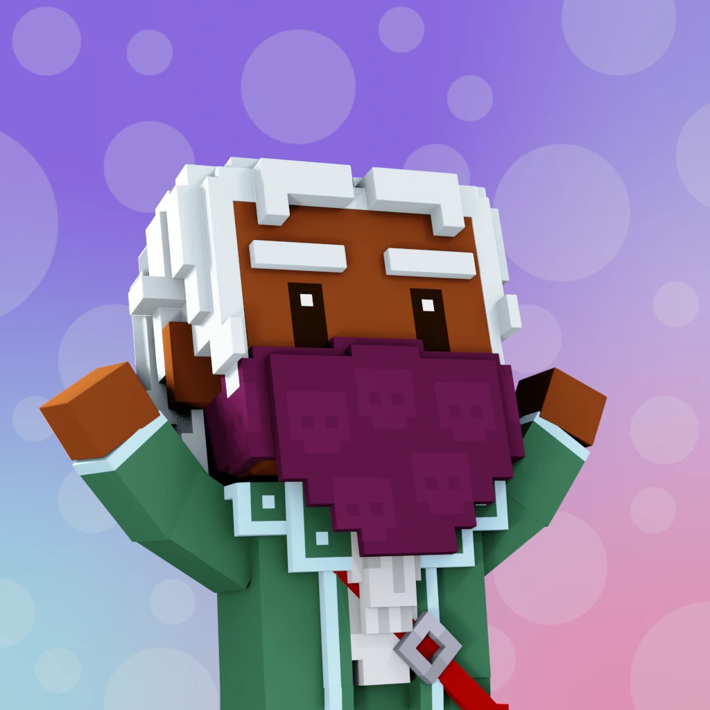 Pirate #1359 voxel render