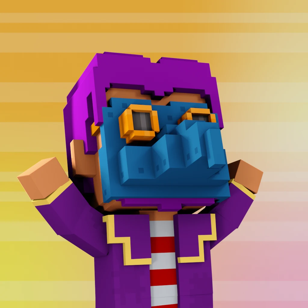 Pirate #136 voxel render