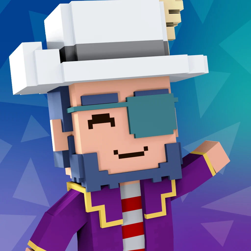 Pirate #1360 voxel render
