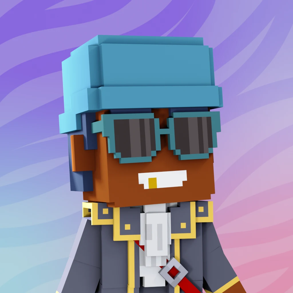 Pirate #1364 voxel render
