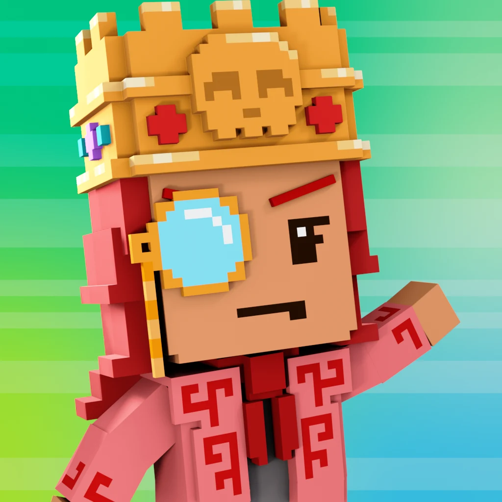 Pirate #1367 voxel render