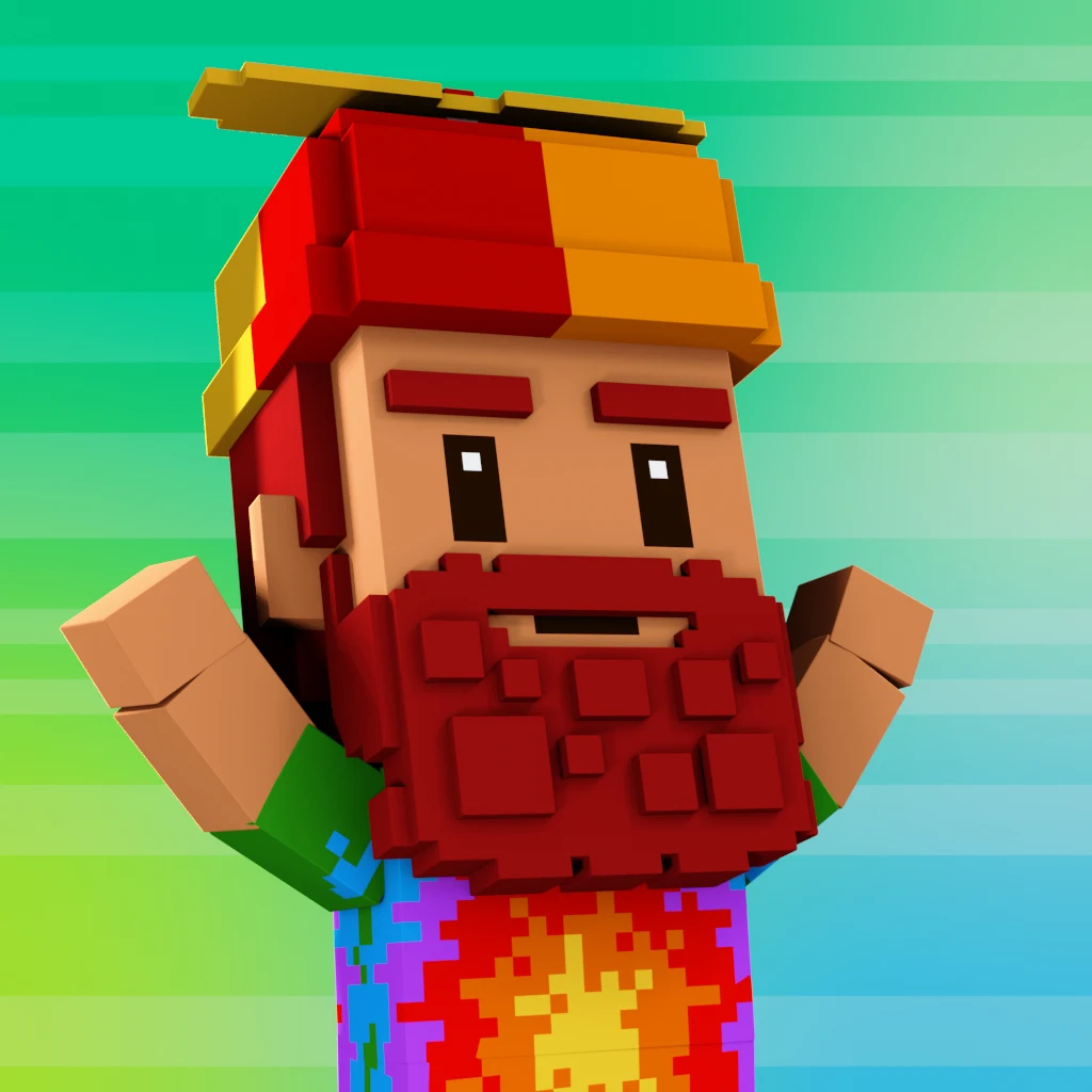 Pirate #137 voxel render
