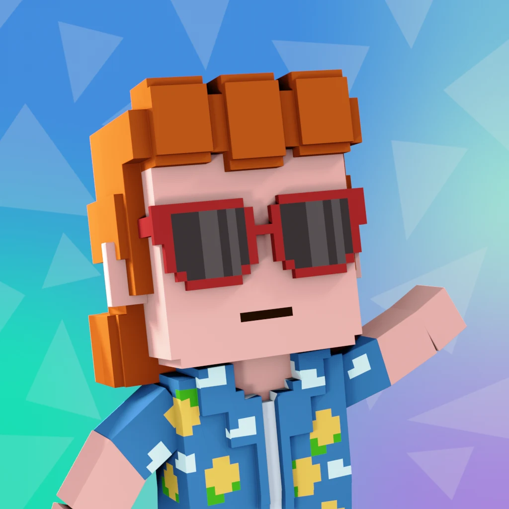 Pirate #1370 voxel render