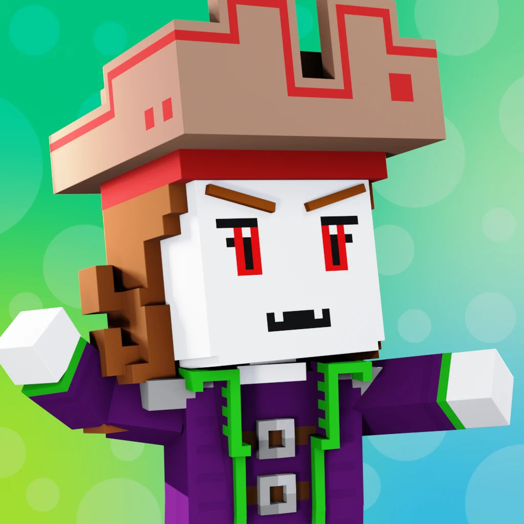 Pirate #1372 voxel render