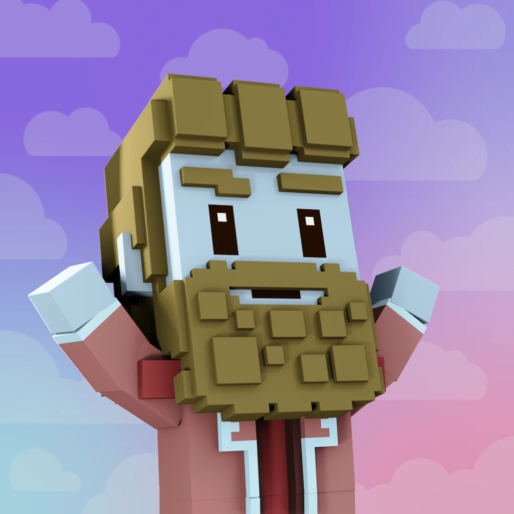 Pirate #1379 voxel render