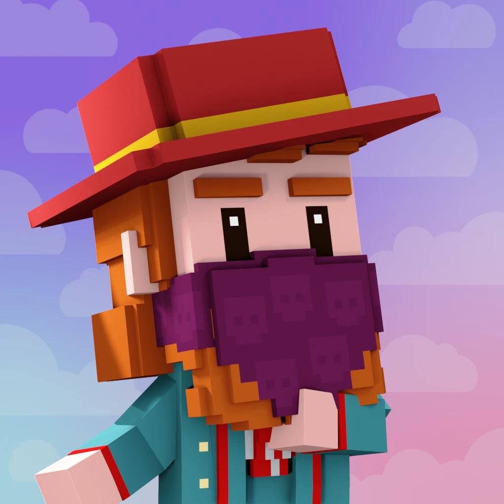Pirate #138 voxel render