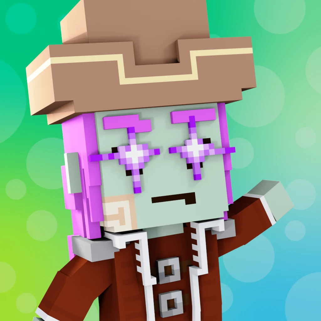 Pirate #1381 voxel render