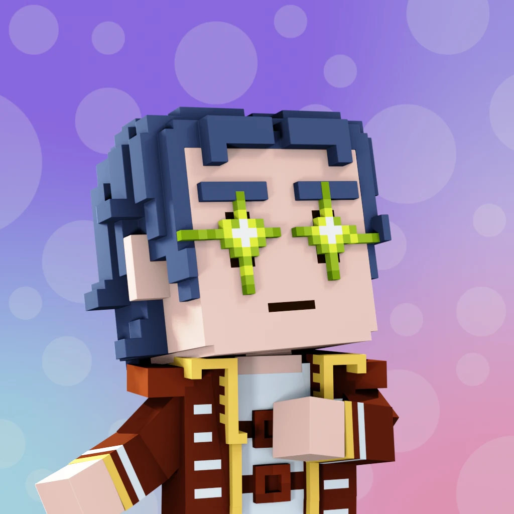 Pirate #1388 voxel render