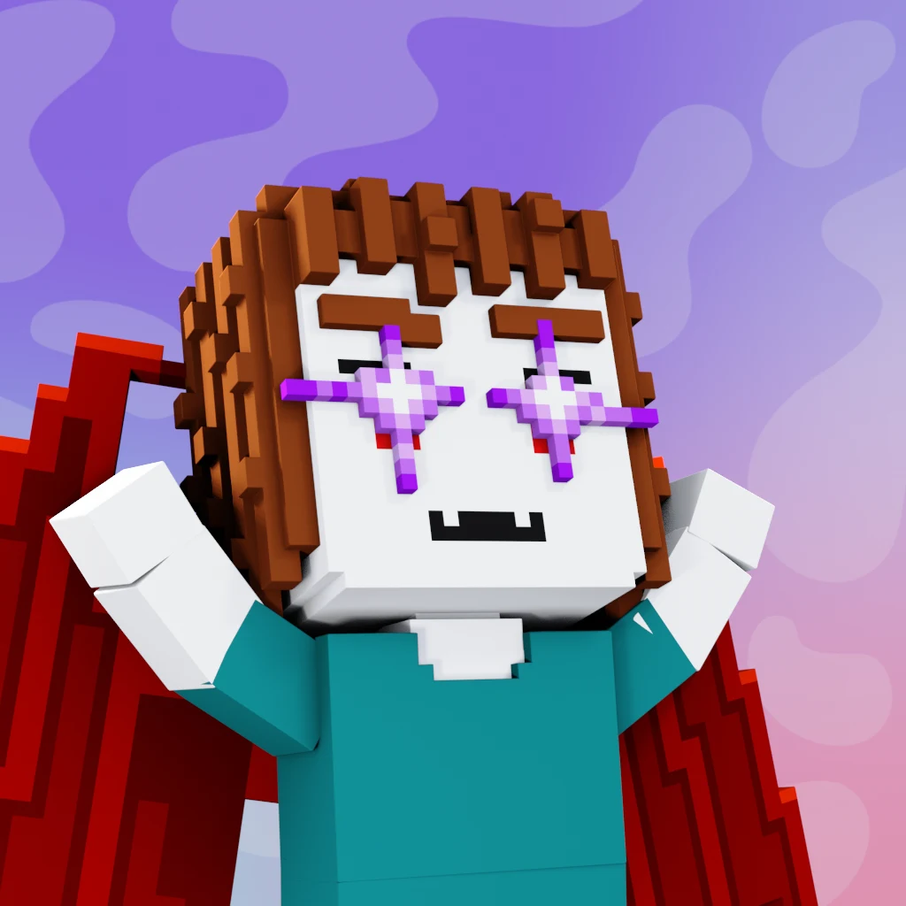 Pirate #1390 voxel render