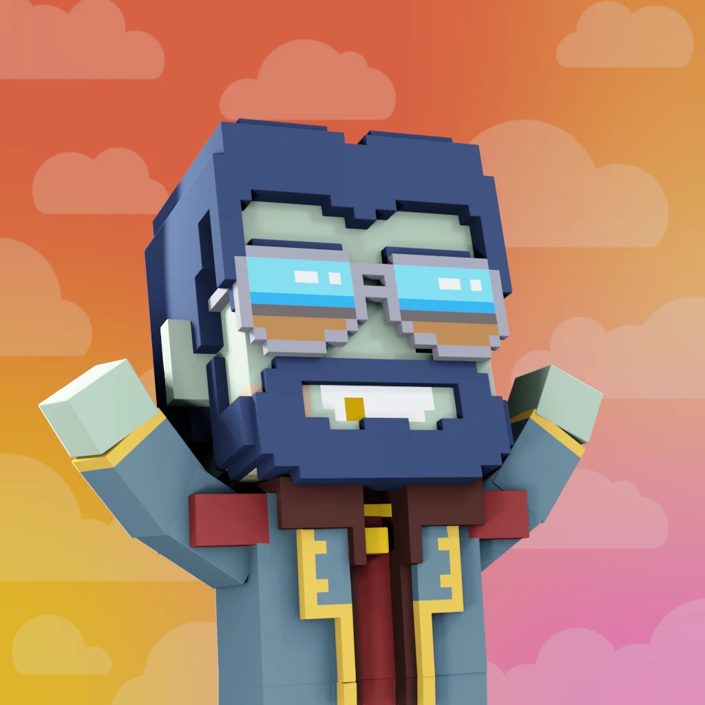 Pirate #1393 voxel render