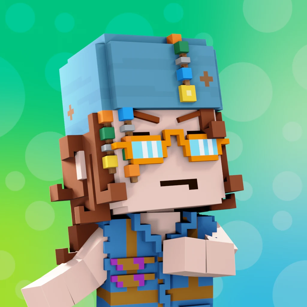 Pirate #1397 voxel render