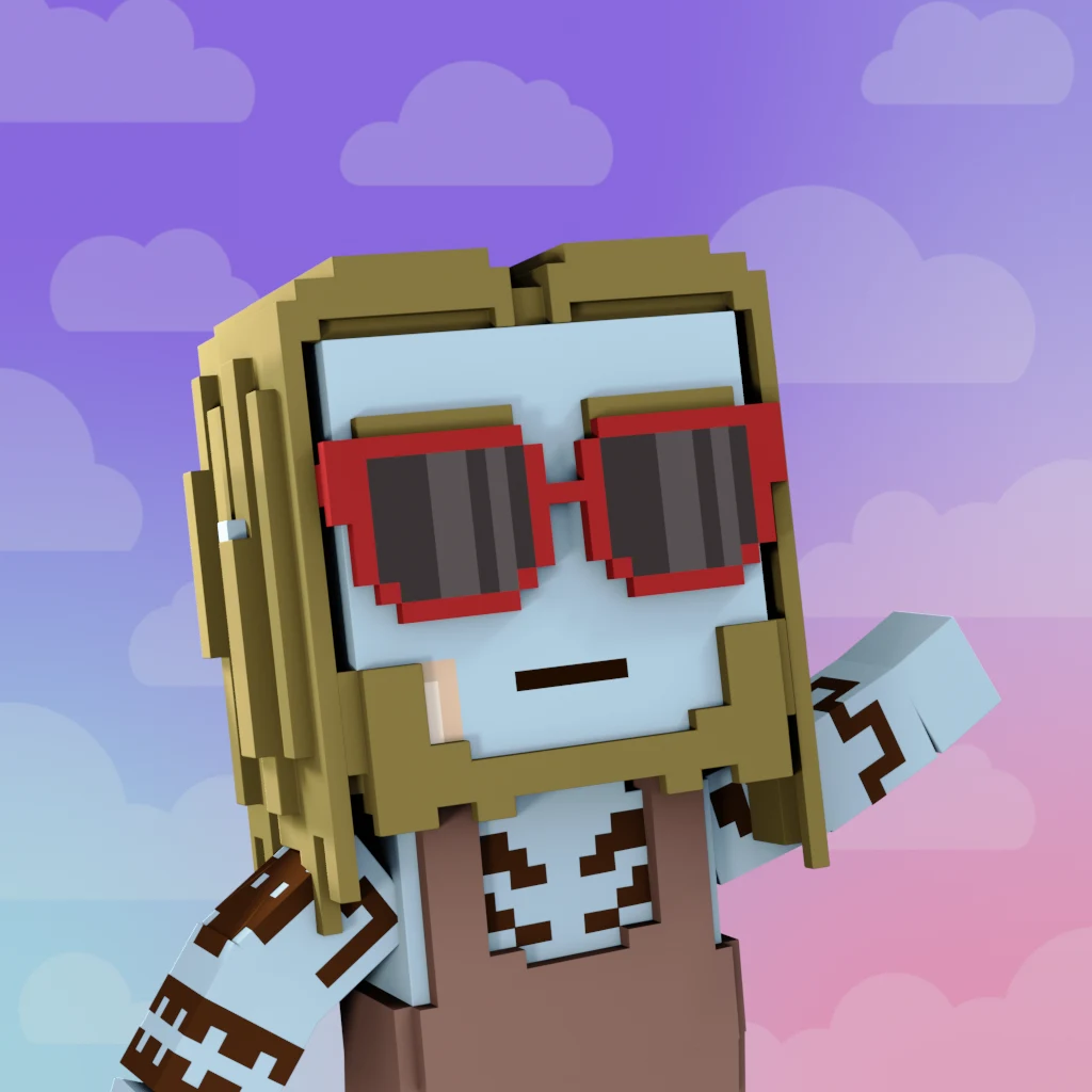 Pirate #1398 voxel render