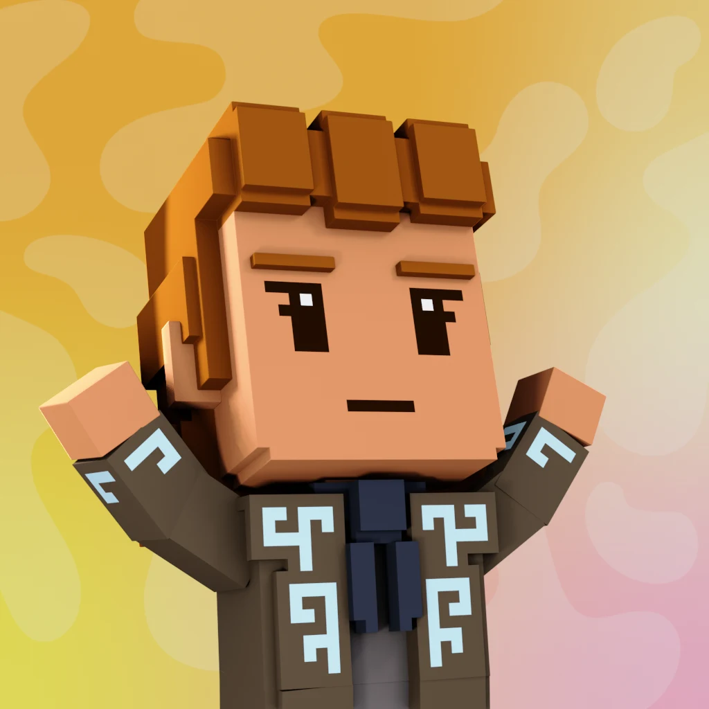Pirate #1399 voxel render