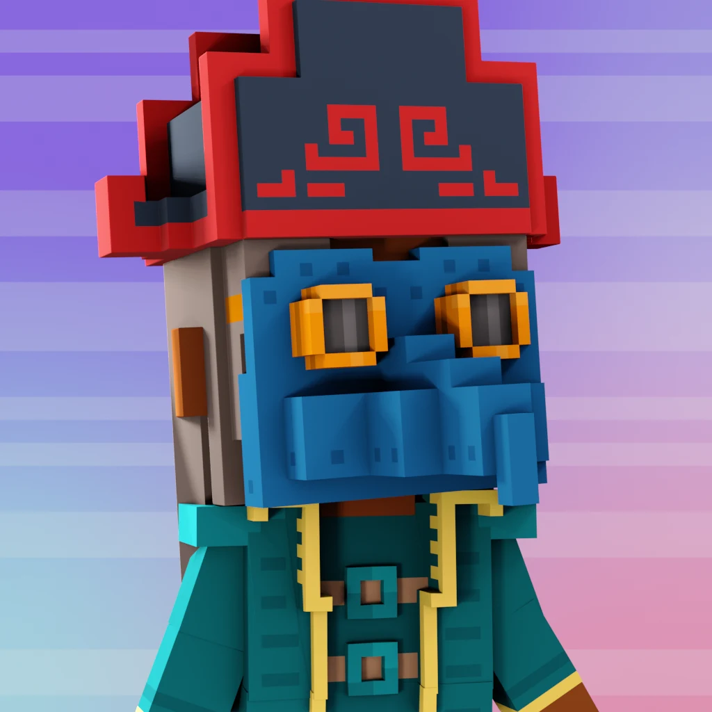 Pirate #14 voxel render
