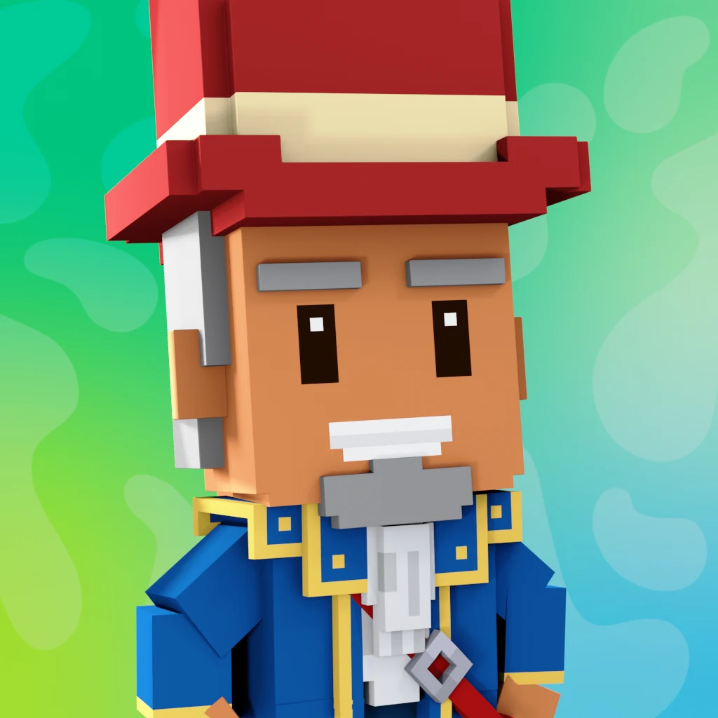 Pirate #1403 voxel render