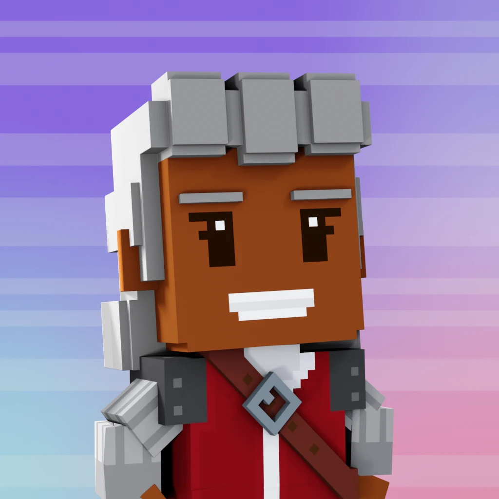 Pirate #1406 voxel render