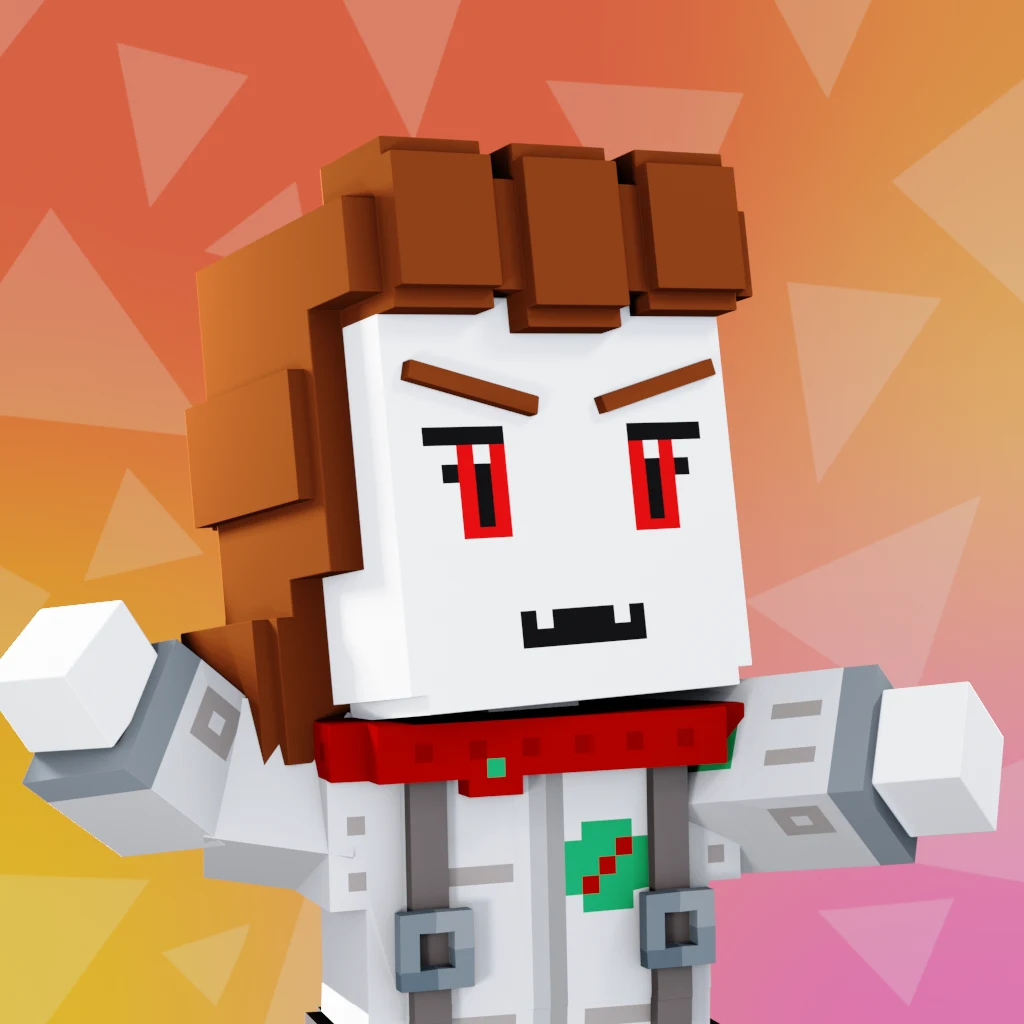 Pirate #1408 voxel render