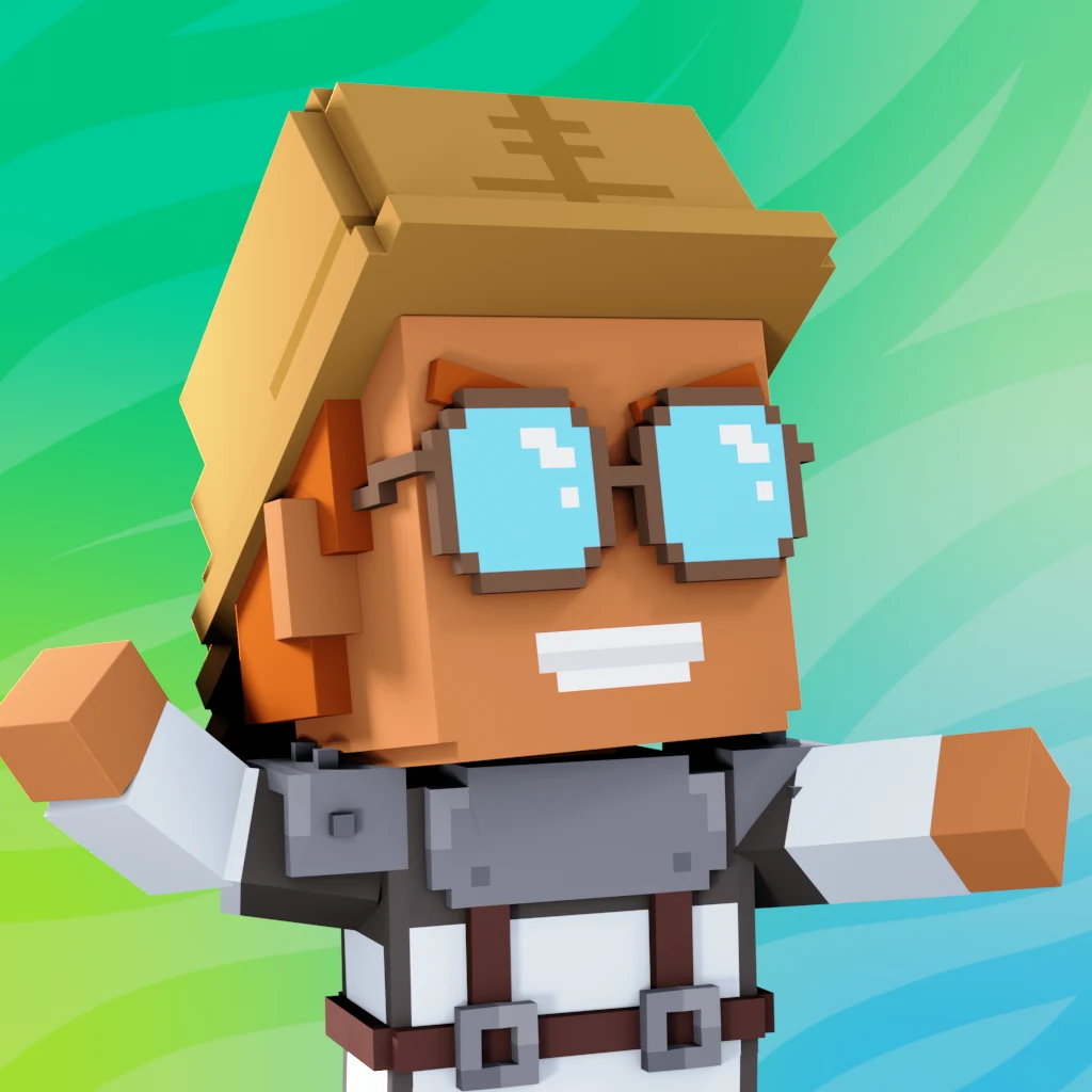 Pirate #1409 voxel render