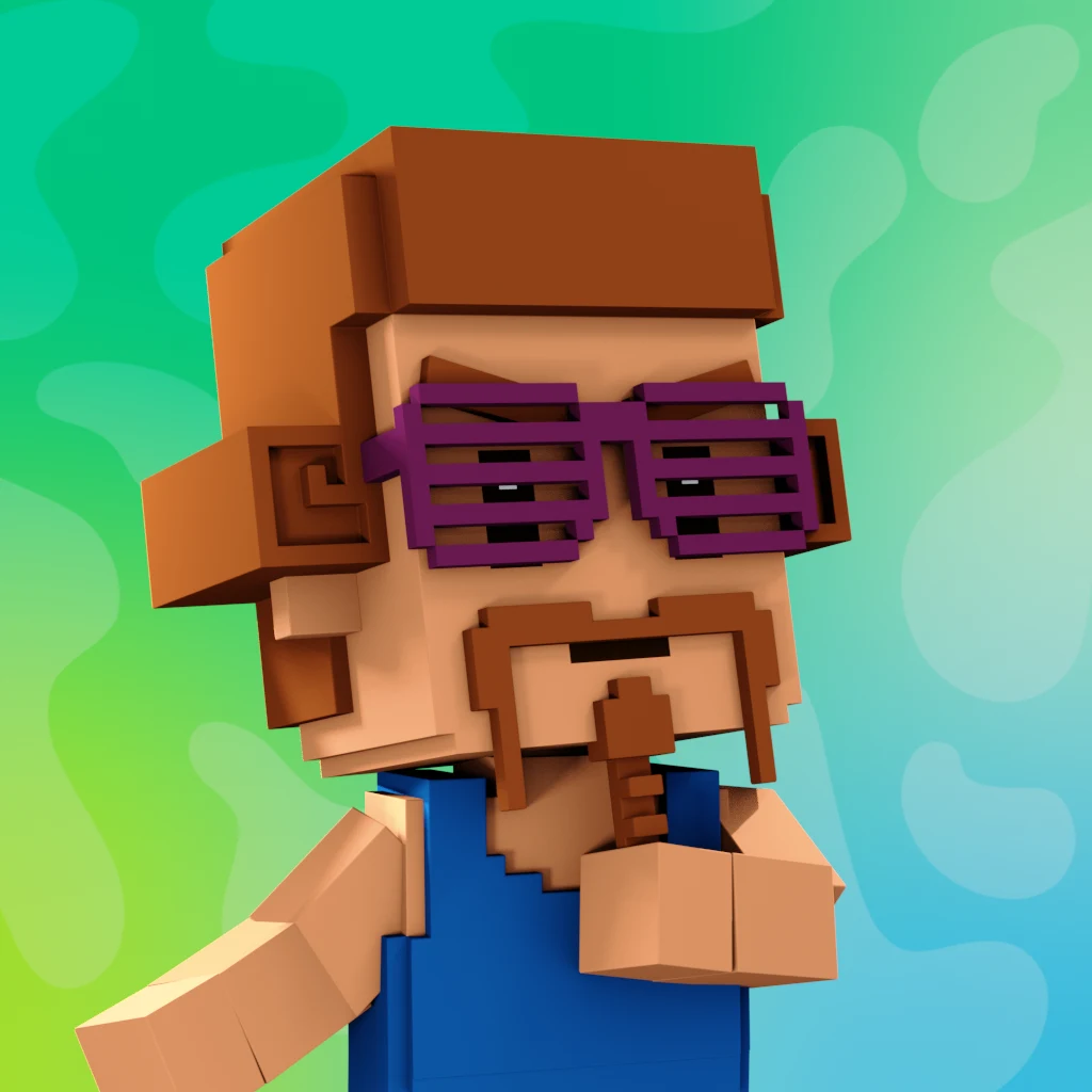 Pirate #1411 voxel render
