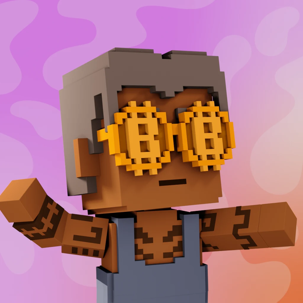 Pirate #1412 voxel render