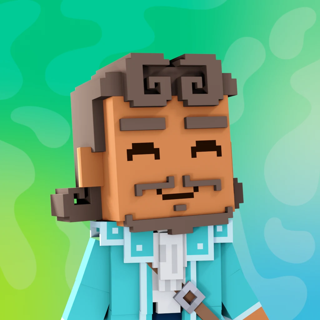 Pirate #1413 voxel render