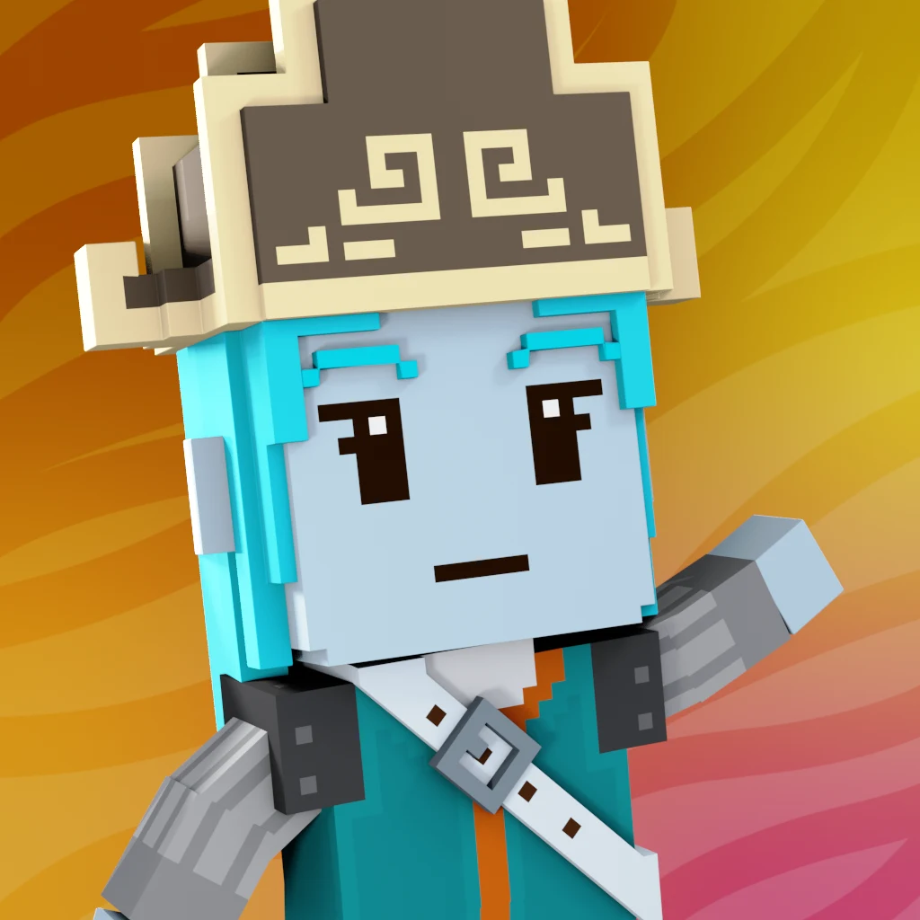 Pirate #1415 voxel render