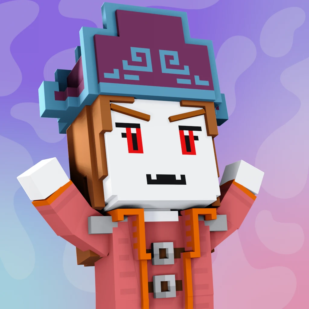 Pirate #1419 voxel render