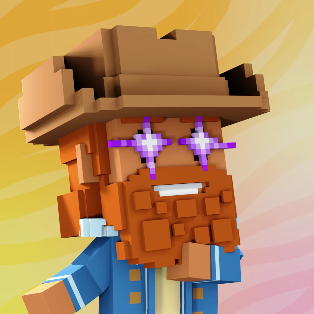 Pirate #1421 voxel render