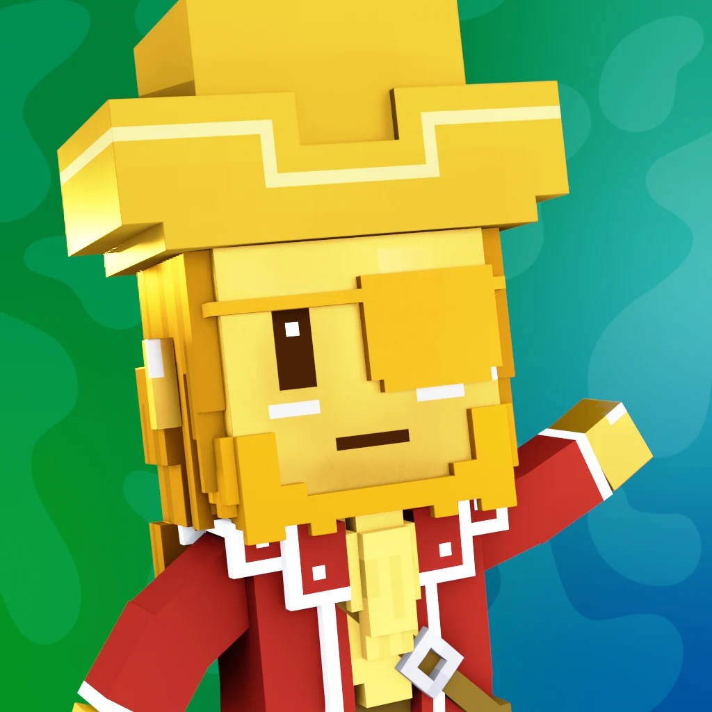 Pirate #1422 voxel render