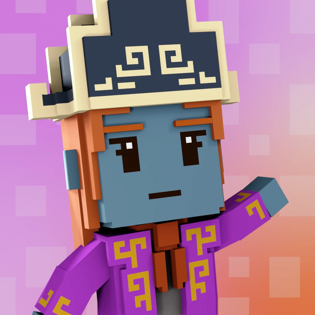 Pirate #1423 voxel render